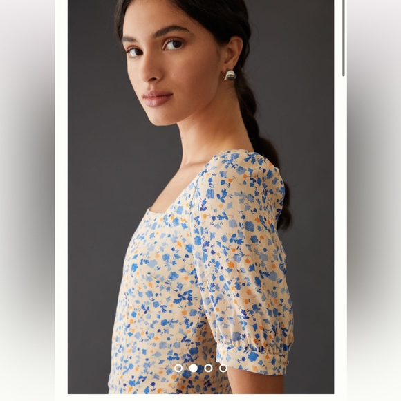 Favorite Daughter Floral Blouse Sz. L NWT - Picture 4 of 13